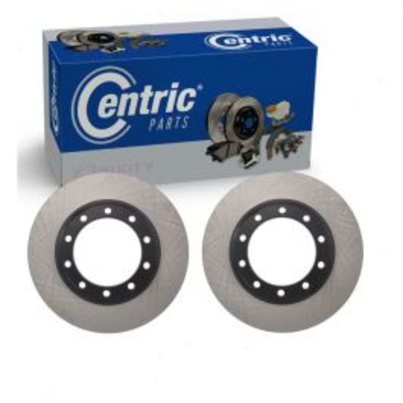 2 pc Centric Premium Rear Disc Brake Rotors for 2006-2010 Hino 258