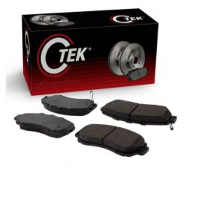 Centric CTEK Front Disc Brake Pad Set for 2012-2015 Honda Crosstour 2.4L 3.5L L4 V6