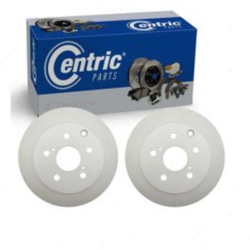 2 pc Centric GCX Rear Disc Brake Rotors for 2010-2012 Lexus HS250h
