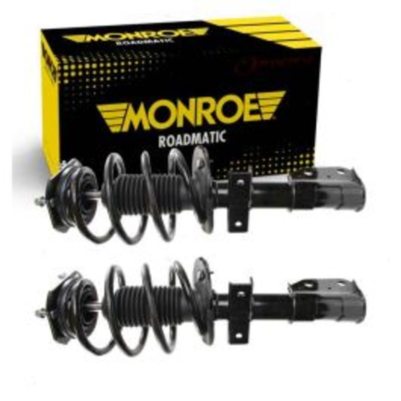 2 pc Monroe RoadMatic Front Suspension Strut & Coil Springs for 2008-2012 Buick Enclave