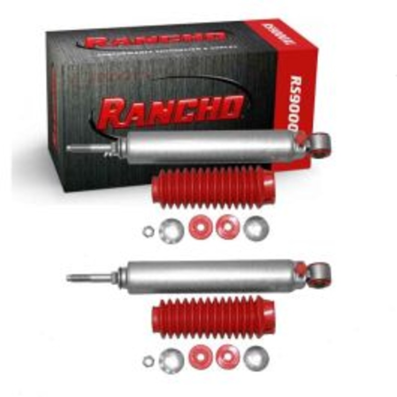 2 pc Rancho RS9000XL Front Shock Absorbers for 2018 Jeep Wrangler JK