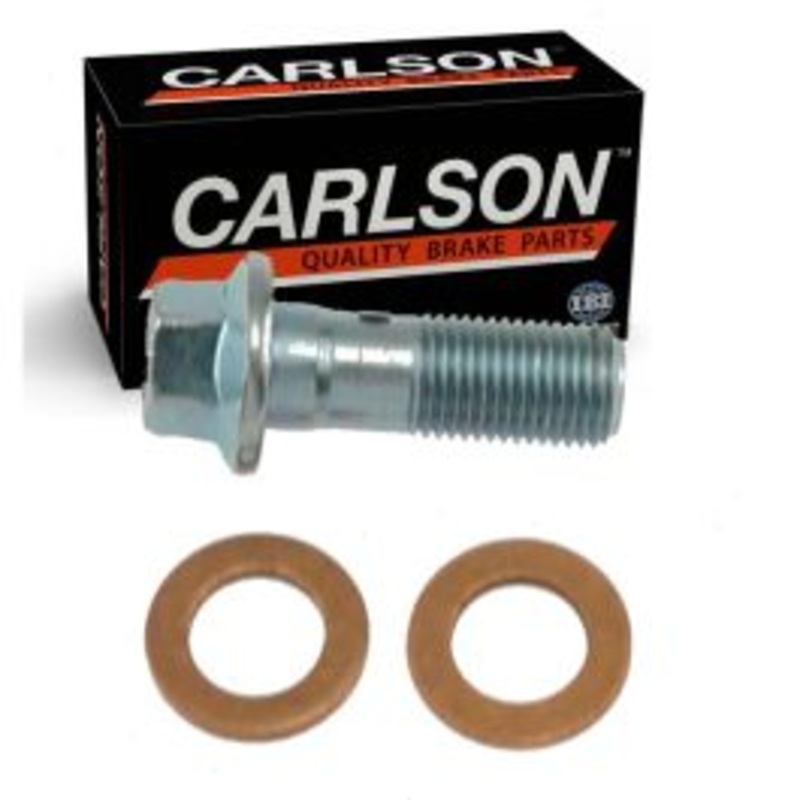 Carlson Front Brake Hydraulic Banjo Bolt for 2016-2019 Cadillac ATS 2.0L 2.5L 3.6L L4 V6