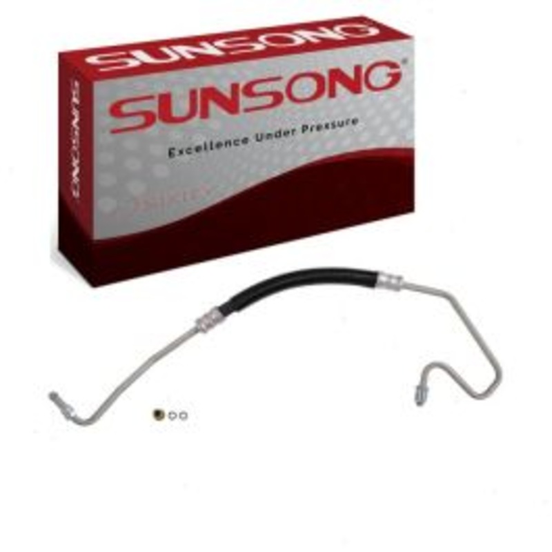 Sunsong Power Steering Pressure Line Hose for 1997-1999 GMC K2500 Suburban