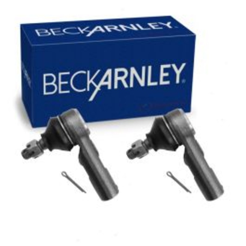 2 pc Beck/Arnley Front Outer Steering Tie Rod Ends for 1999-2003 Toyota Solara
