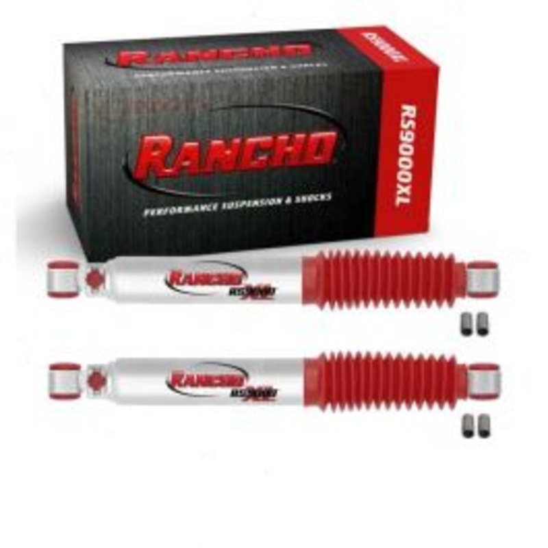 2 pc Rancho RS9000XL Front Shock Absorbers for 1982-1986 Jeep CJ7