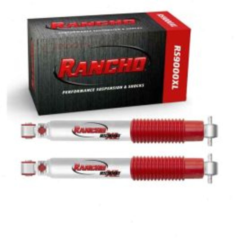 2 pc Rancho RS9000XL Rear Shock Absorbers for 1992-1999 GMC K1500 Suburban