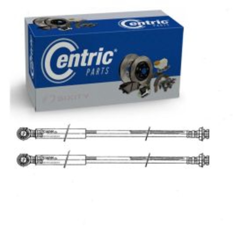2 pc Centric Premium Front Brake Hydraulic Hoses for 1979-1983 Pontiac Grand LeMans