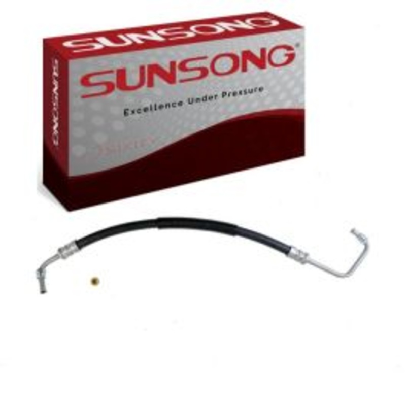 Sunsong Power Steering Pressure Line Hose for 1971-1972 Chevrolet Brookwood