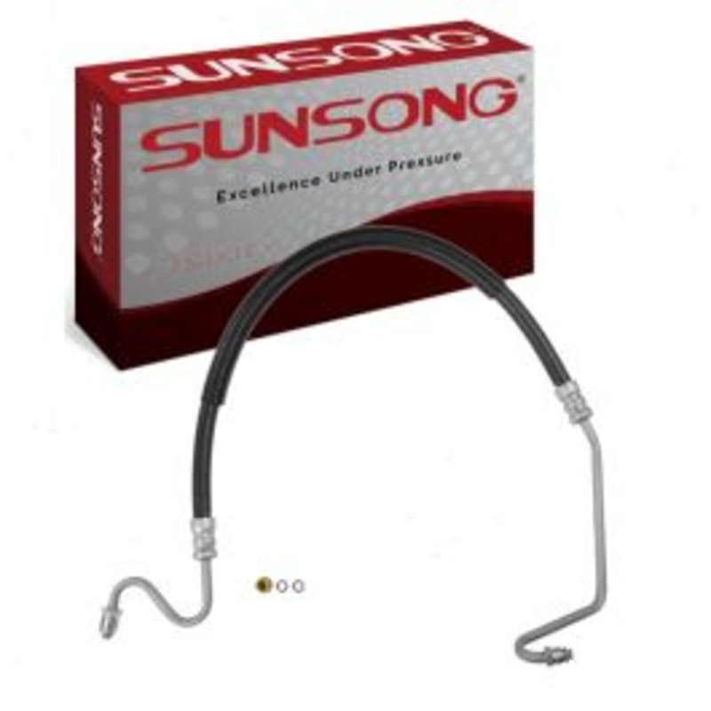 Sunsong Hydroboost To Gear Power Steering Pressure Line Hose for 1987-1988 Chevrolet V10 Suburban 5.7L 6.2L V8