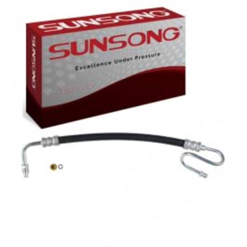 Sunsong Power Steering Pressure Line Hose for 1980-1989 Ford Bronco