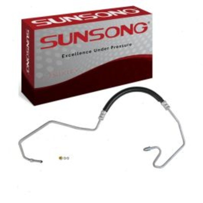Sunsong Hydroboost To Gear Power Steering Pressure Line Hose for 1996-2000 Chevrolet Tahoe 5.7L V8
