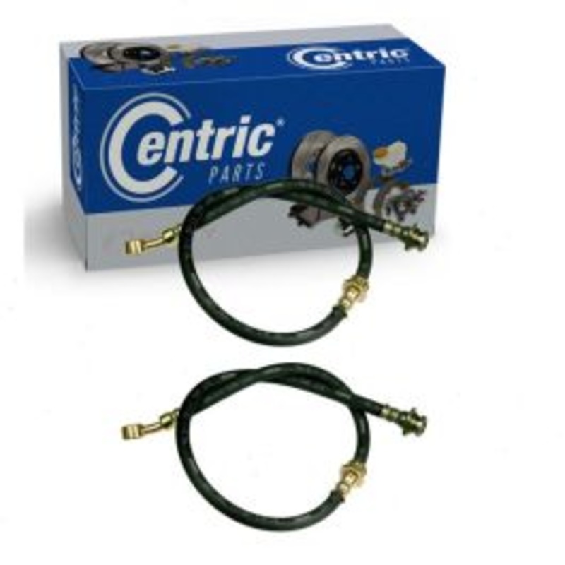 2 pc Centric Premium Front Brake Hydraulic Hoses for 2008-2012 IC Corporation BE School Bus