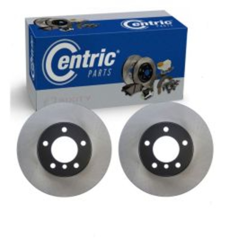 2 pc Centric Premium Front Disc Brake Rotors for 2017-2020 BMW 430i xDrive
