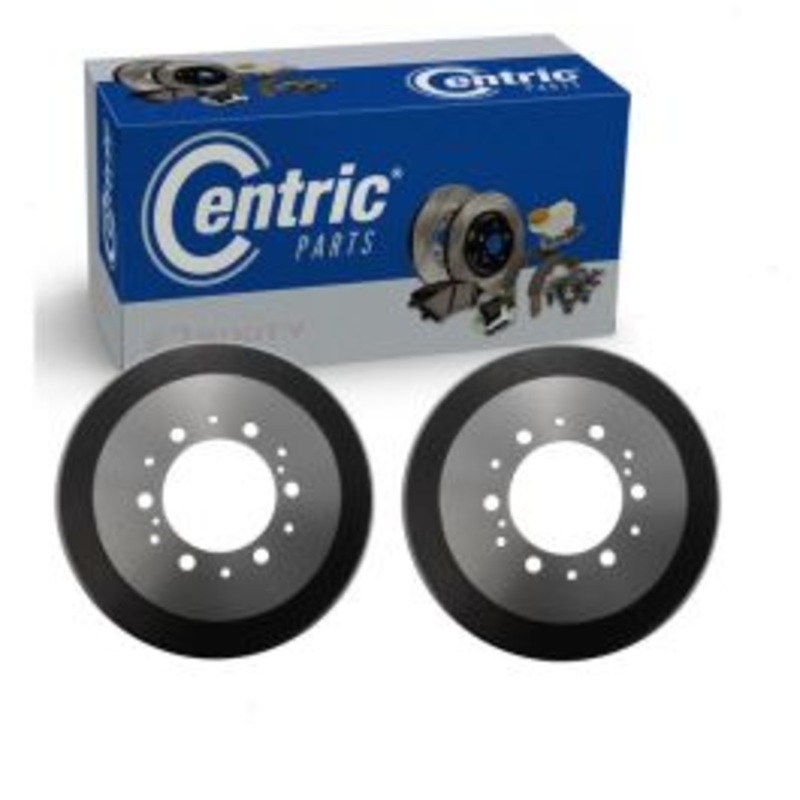 2 pc Centric Premium Rear Brake Drums for 1986-1995 Toyota Pickup