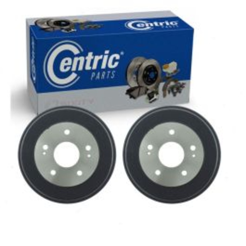 2 pc Centric Premium Rear Brake Drums for 1997-2001 Honda CR-V