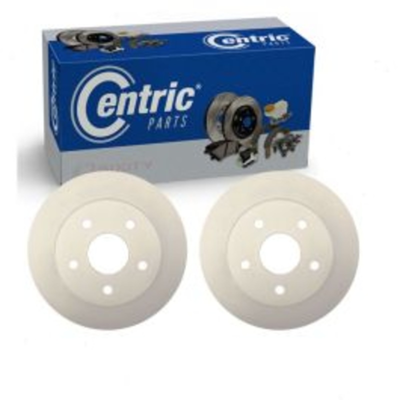 2 pc Centric GCX Front Disc Brake Rotors for 2011-2018 Ram 1500