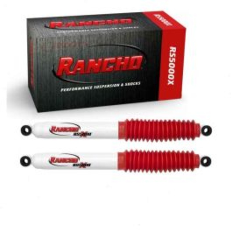2 pc Rancho RS5000X Rear Shock Absorbers for 1975-1990 Chevrolet G20