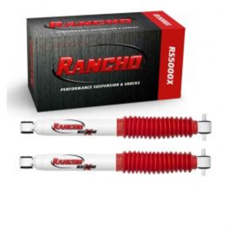2 pc Rancho RS5000X Rear Shock Absorbers for 1992-1999 GMC C1500 Suburban