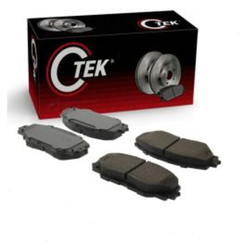 Centric CTEK Front Disc Brake Pad Set for 2009-2014 Toyota Matrix 1.8L L4