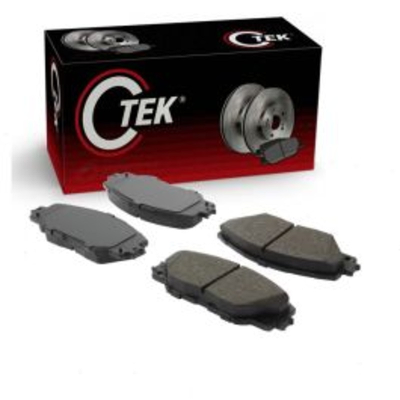 Centric CTEK Front Disc Brake Pad Set for 2017-2018 Toyota Corolla iM