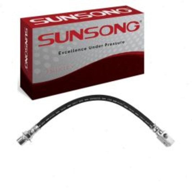 Sunsong Rear Center Brake Hydraulic Hose for 1977 Pontiac Ventura