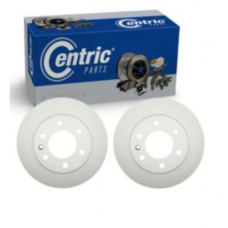 2 pc Centric GCX Front Disc Brake Rotors for 2008-2017 Volkswagen Crafter Van