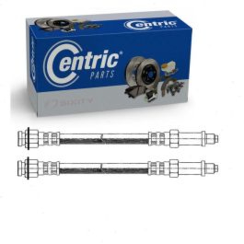 2 pc Centric Premium Rear Brake Hydraulic Hoses for 1961-1964 Chevrolet Corvair Truck