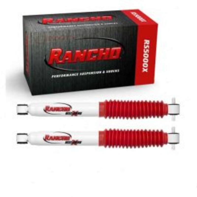 2 pc Rancho RS5000X Rear Shock Absorbers for 1992-1999 Chevrolet C2500 Suburban