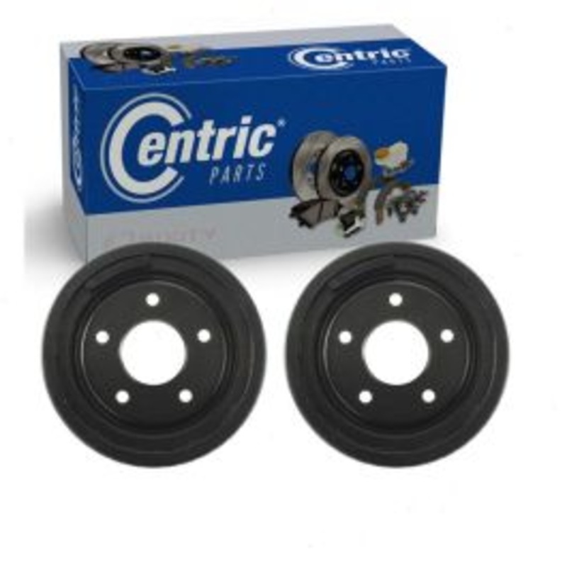 2 pc Centric Premium Rear Brake Drums for 1977-1985 Buick Electra