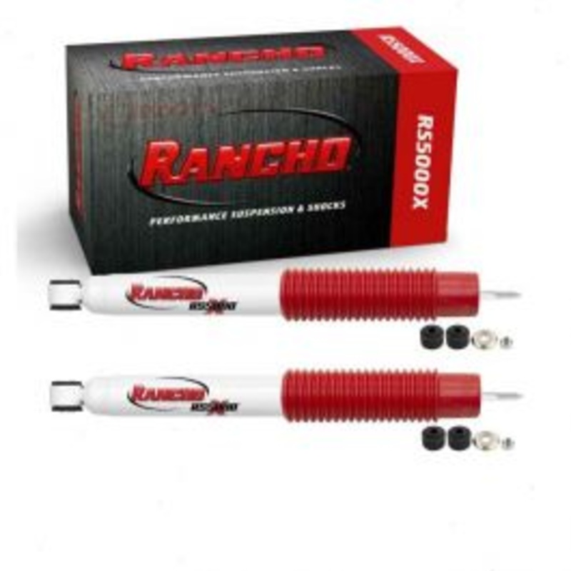 2 pc Rancho RS5000X Front Shock Absorbers for 2001-2006 GMC Sierra 3500