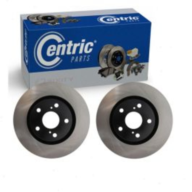 2 pc Centric Premium Front Disc Brake Rotors for 2011-2016 Scion tC
