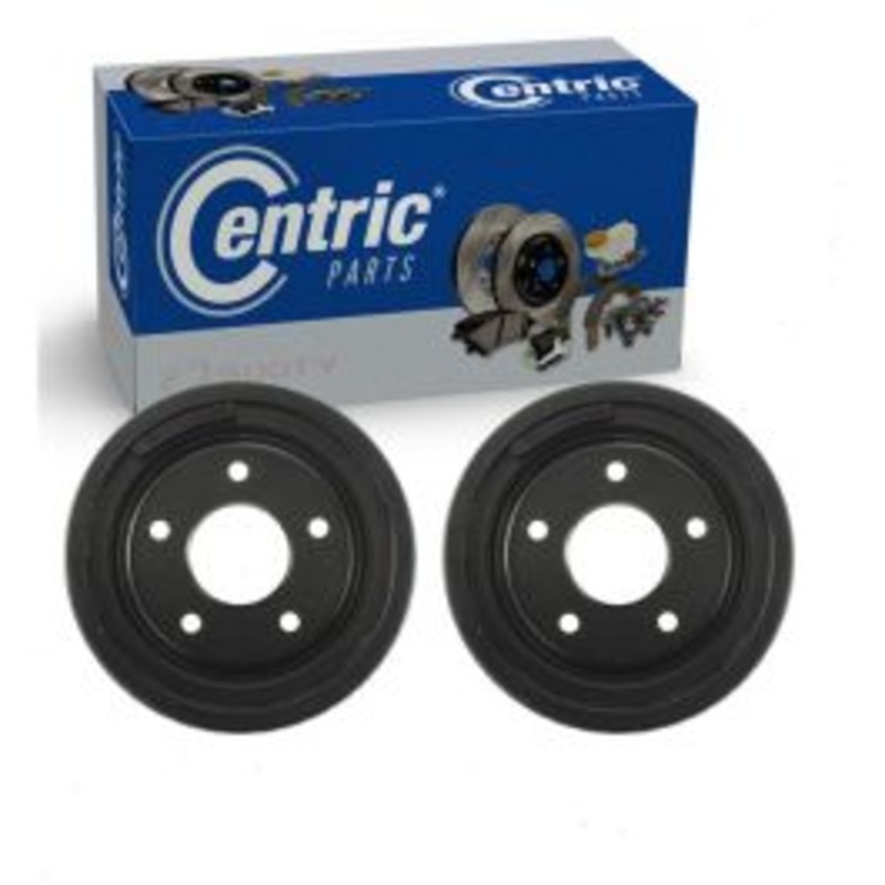 2 pc Centric Premium Rear Brake Drums for 1964-1972 Oldsmobile F85