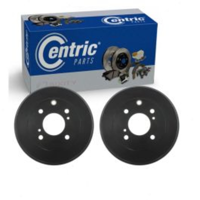 2 pc Centric Premium Rear Brake Drums for 2009-2014 Nissan Cube