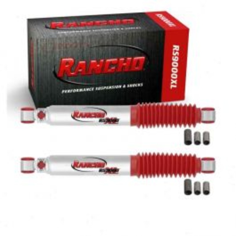2 pc Rancho RS9000XL Front Shock Absorbers for 1963-1965 Jeep J-220