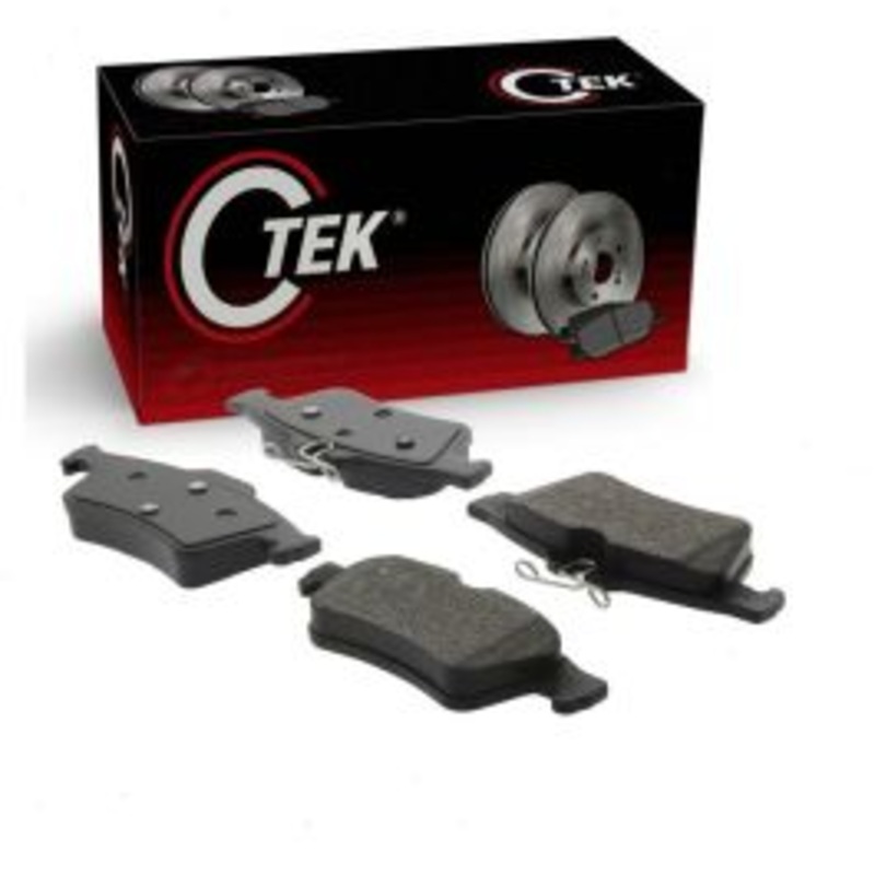 Centric CTEK Rear Disc Brake Pad Set for 2010-2015 Jaguar XJ 3.0L 5.0L V6 V8
