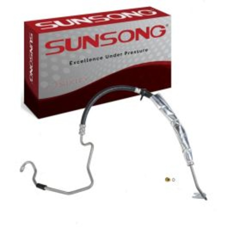 Sunsong Power Steering Pressure Line Hose for 2006-2010 Chevrolet Malibu 3.5L 3.9L V6