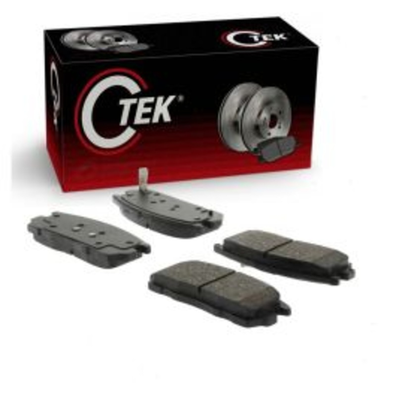 Centric CTEK Rear Disc Brake Pad Set for 2007-2009 Pontiac Torrent