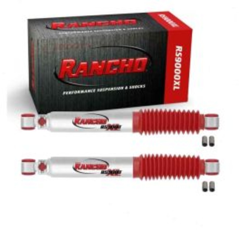 2 pc Rancho RS9000XL Rear Shock Absorbers for 1981-1994 Dodge B350