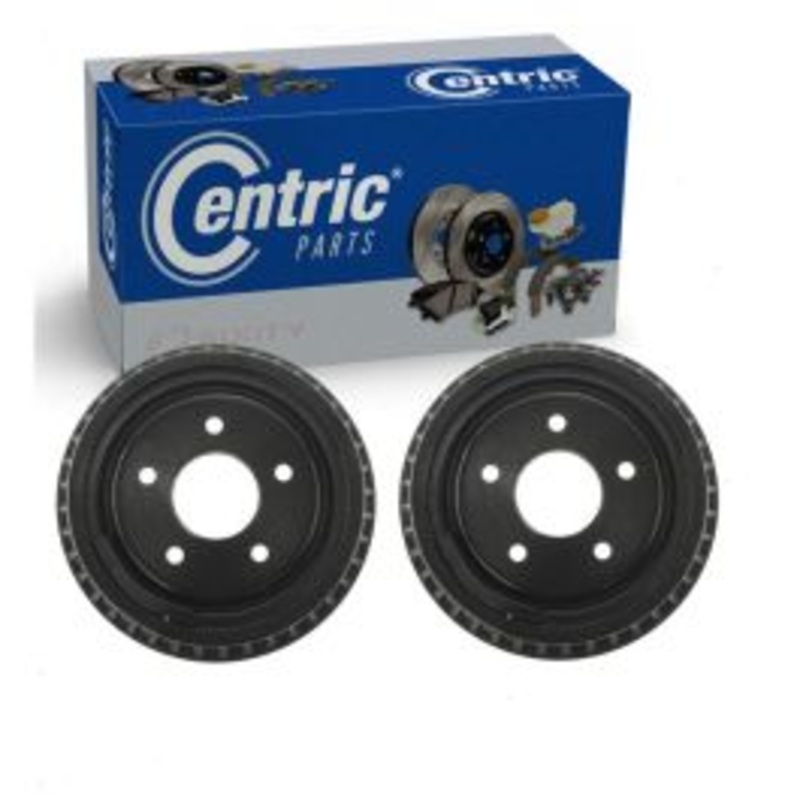 2 pc Centric Premium Rear Brake Drums for 1993-1997 Chevrolet Camaro