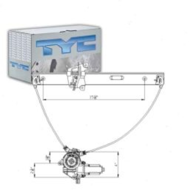 TYC 660420 Power Window Motor & Regulator Assembly