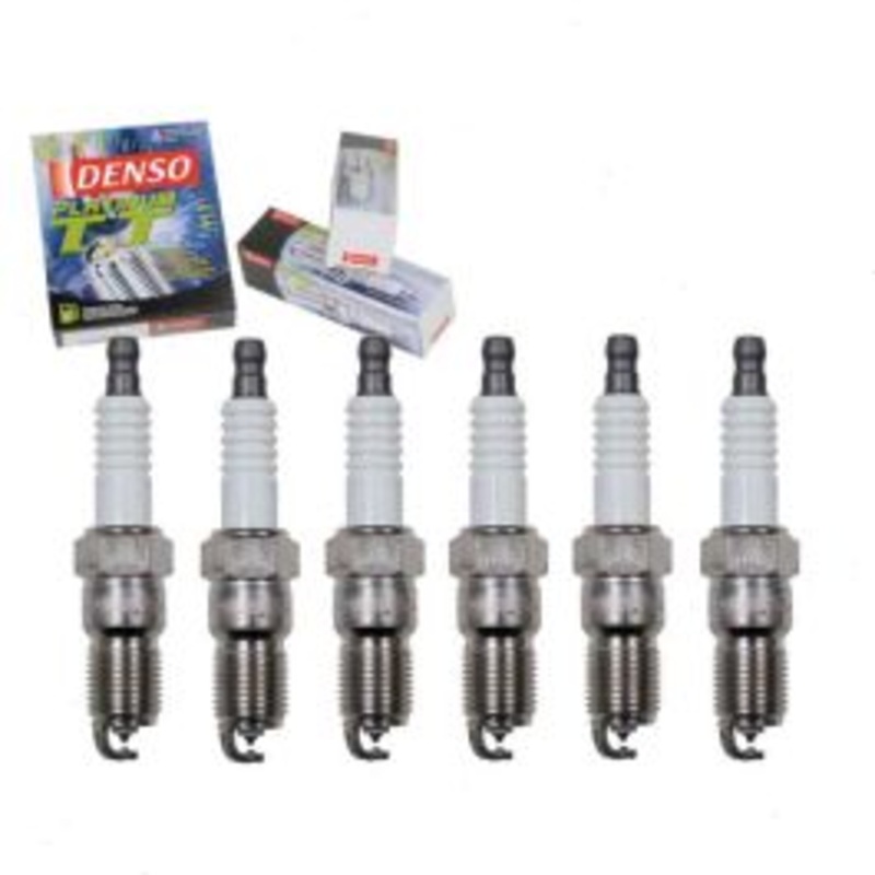 6 pc DENSO Platinum TT Spark Plugs for 2001-2005 Pontiac Aztek 3.4L V6