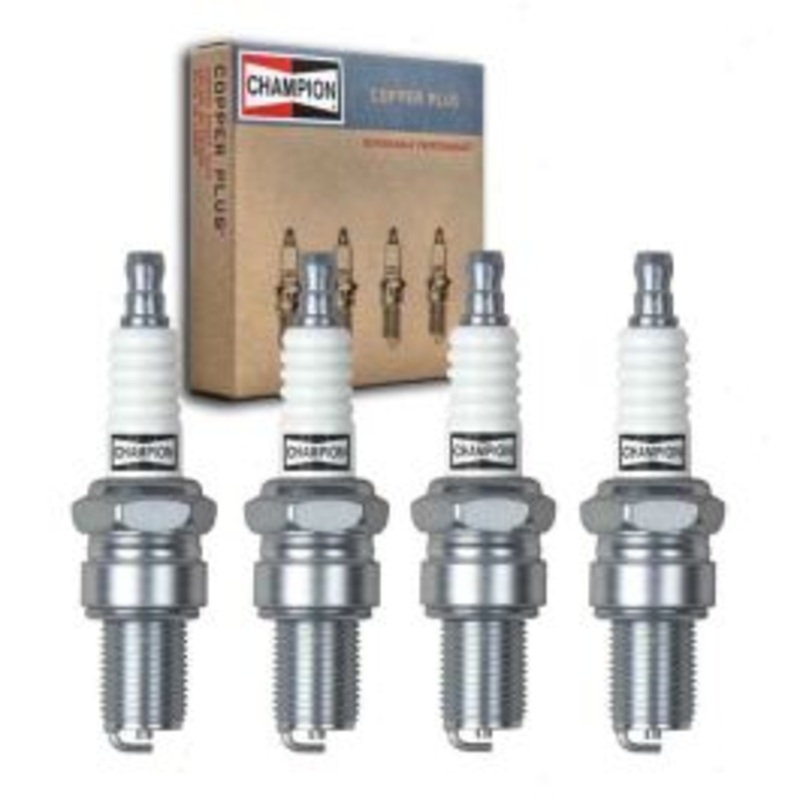 4 pc Champion Copper Plus Spark Plugs for 1957-1958 MG ZB 1.5L L4