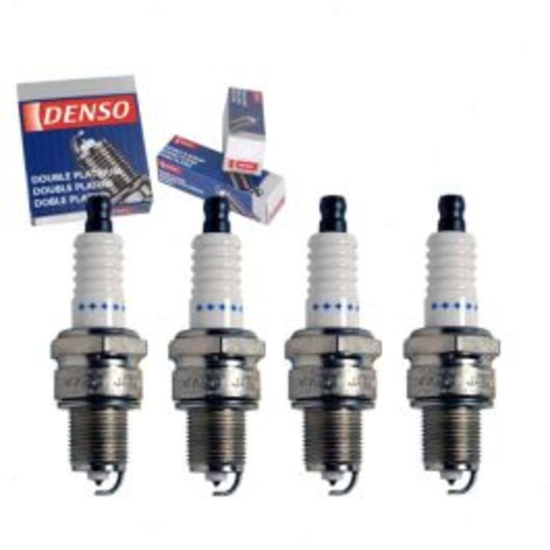4 pc DENSO Double Platinum Spark Plugs for 1979 Plymouth Arrow 2.6L L4