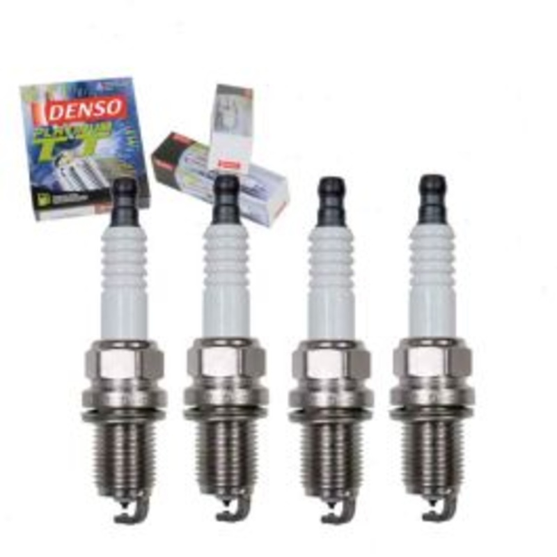 4 pc DENSO Platinum TT Spark Plugs for 1990-1992 Daihatsu Rocky 1.6L L4