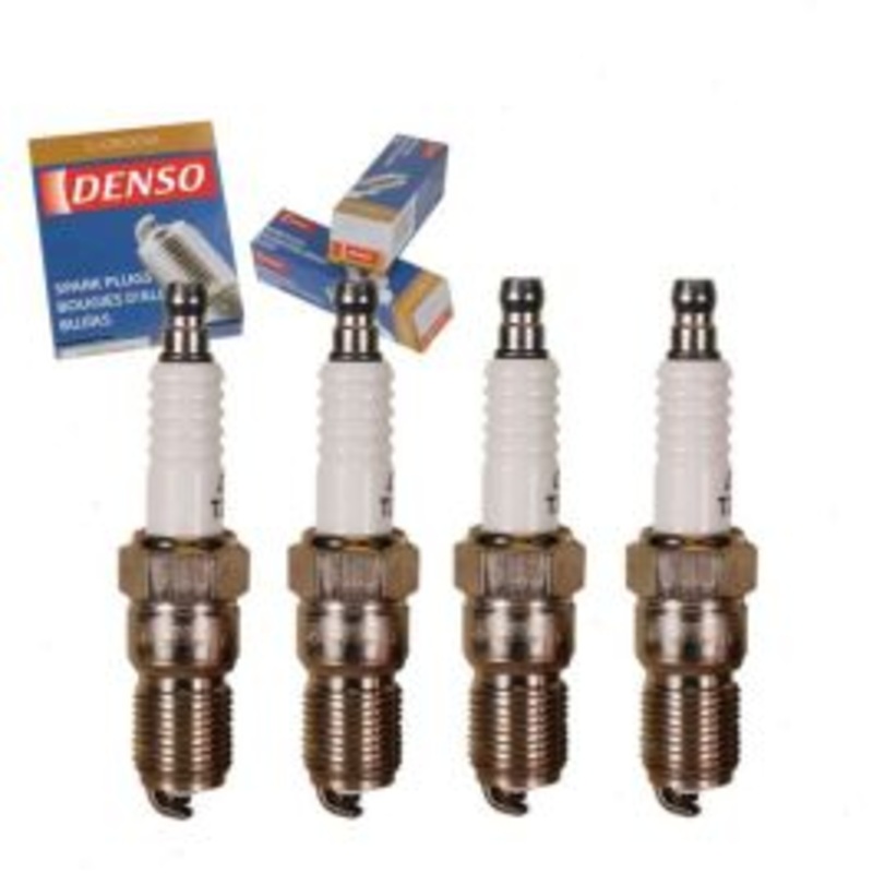 4 pc DENSO Standard U-Groove Spark Plugs for 1984-1987 Mercury Topaz 2.3L L4