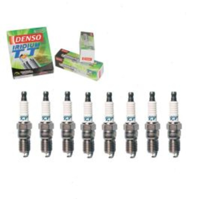 8 pc DENSO Iridium TT Spark Plugs for 1982-2004 Cadillac Seville 4.1L 4.5L 4.6L 4.9L V8