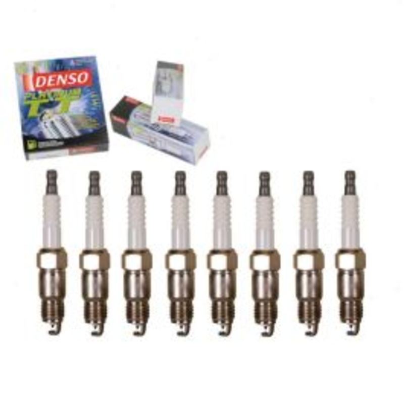 8 pc DENSO Platinum TT Spark Plugs for 1986 Chevrolet C20 5.0L V8