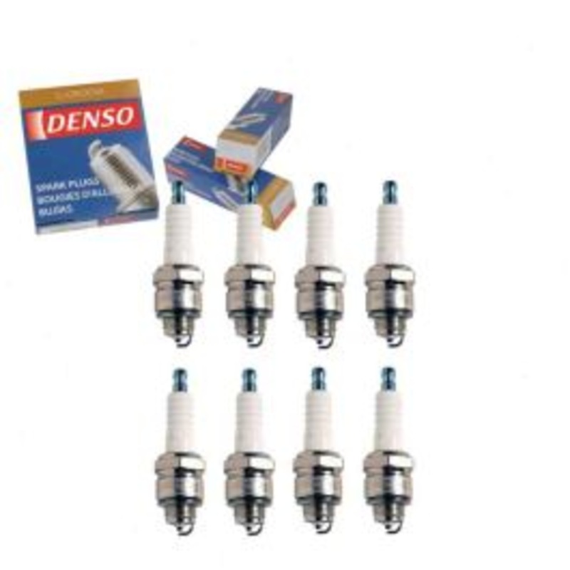 8 pc DENSO Standard U-Groove Spark Plugs for 1968 GMC K15 K1500 Pickup 5.0L V8