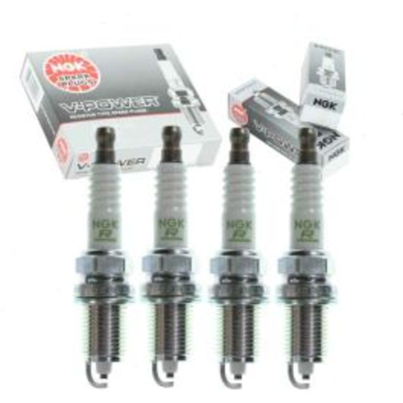 4 pc NGK V-Power Spark Plugs for 1990-1994 Mazda MPV 2.6L L4