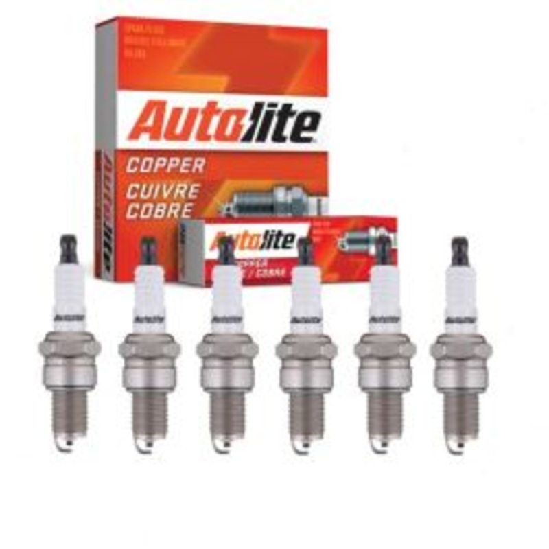 6 pc Autolite Copper Core Spark Plug for 1958-1963 Checker A9
